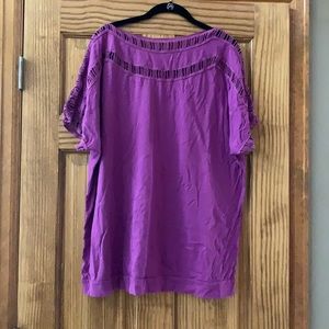 Purple Roamans short sleeve tee